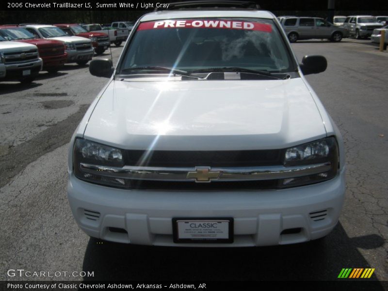 Summit White / Light Gray 2006 Chevrolet TrailBlazer LS