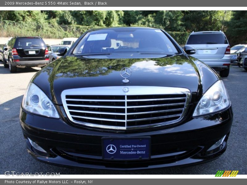 Black / Black 2009 Mercedes-Benz S 550 4Matic Sedan