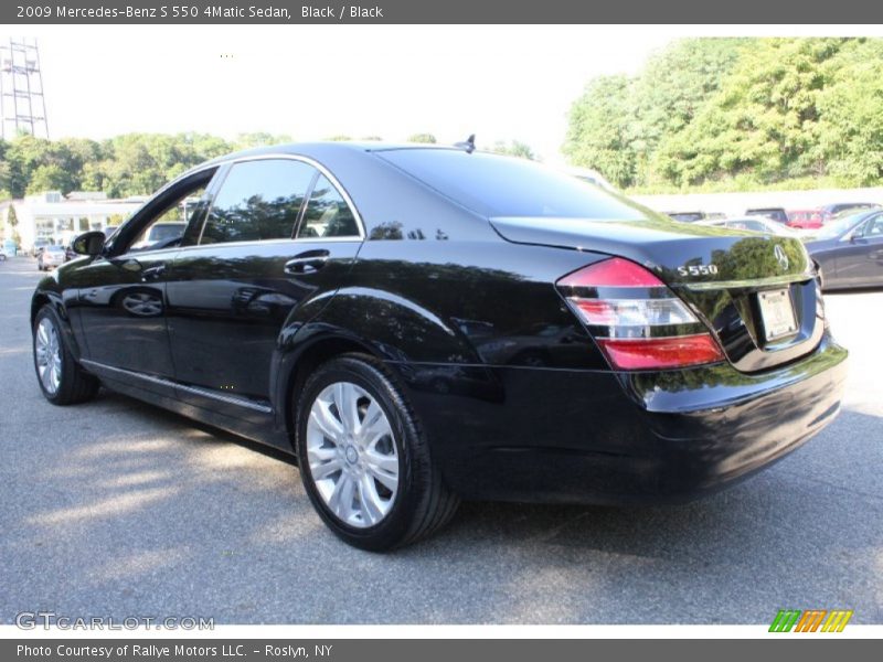 Black / Black 2009 Mercedes-Benz S 550 4Matic Sedan
