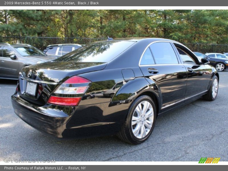 Black / Black 2009 Mercedes-Benz S 550 4Matic Sedan