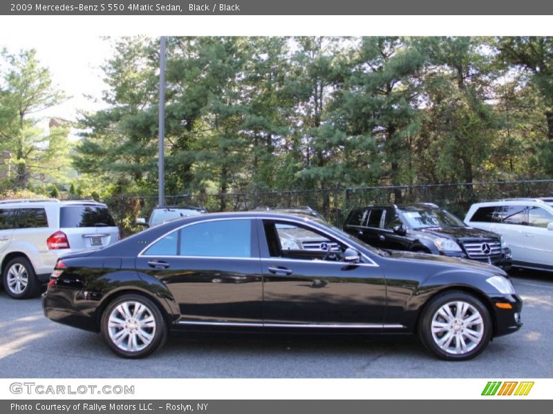 Black / Black 2009 Mercedes-Benz S 550 4Matic Sedan
