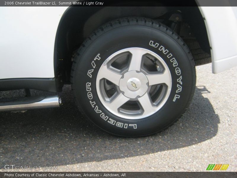 Summit White / Light Gray 2006 Chevrolet TrailBlazer LS