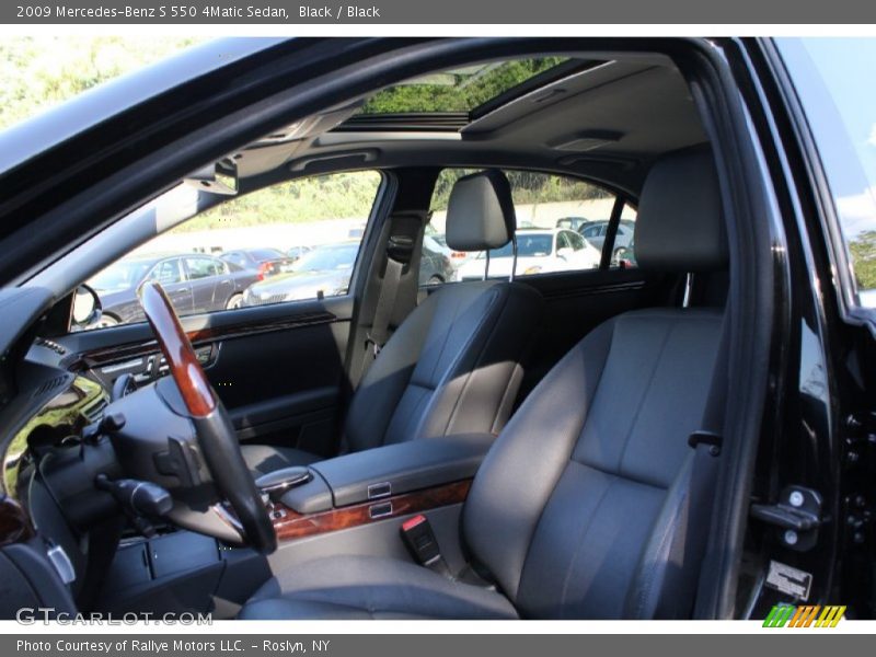 Black / Black 2009 Mercedes-Benz S 550 4Matic Sedan