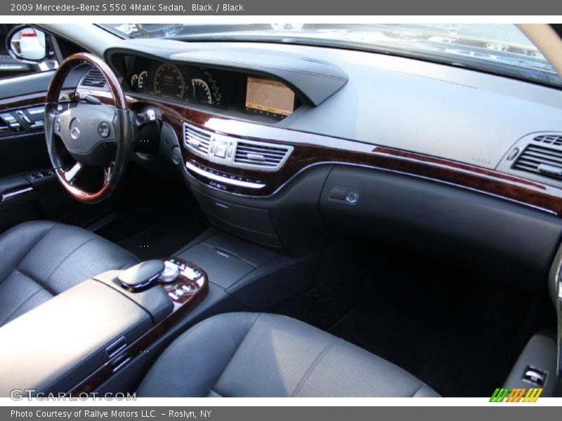 Black / Black 2009 Mercedes-Benz S 550 4Matic Sedan