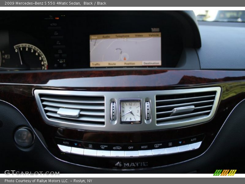 Black / Black 2009 Mercedes-Benz S 550 4Matic Sedan