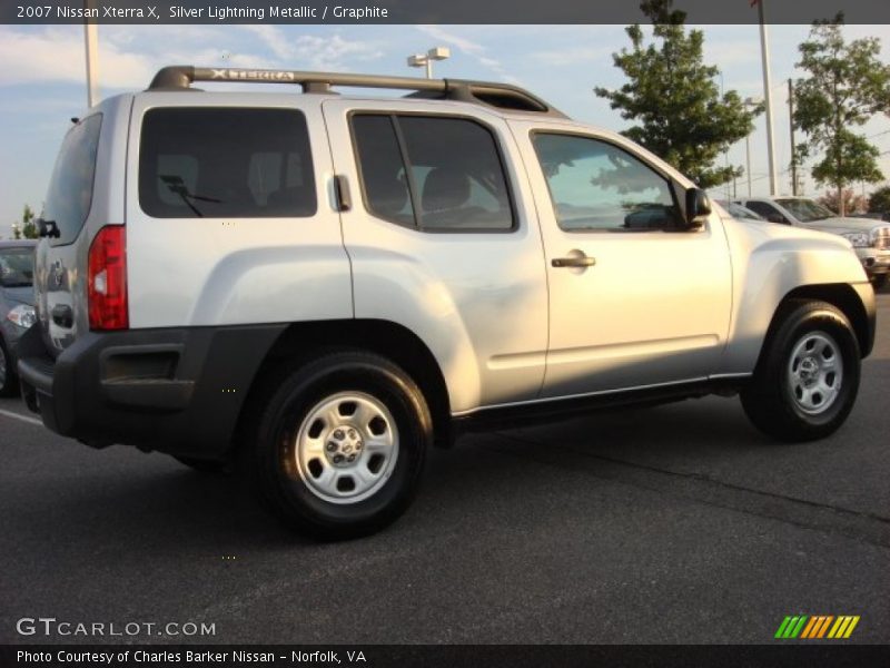 Silver Lightning Metallic / Graphite 2007 Nissan Xterra X