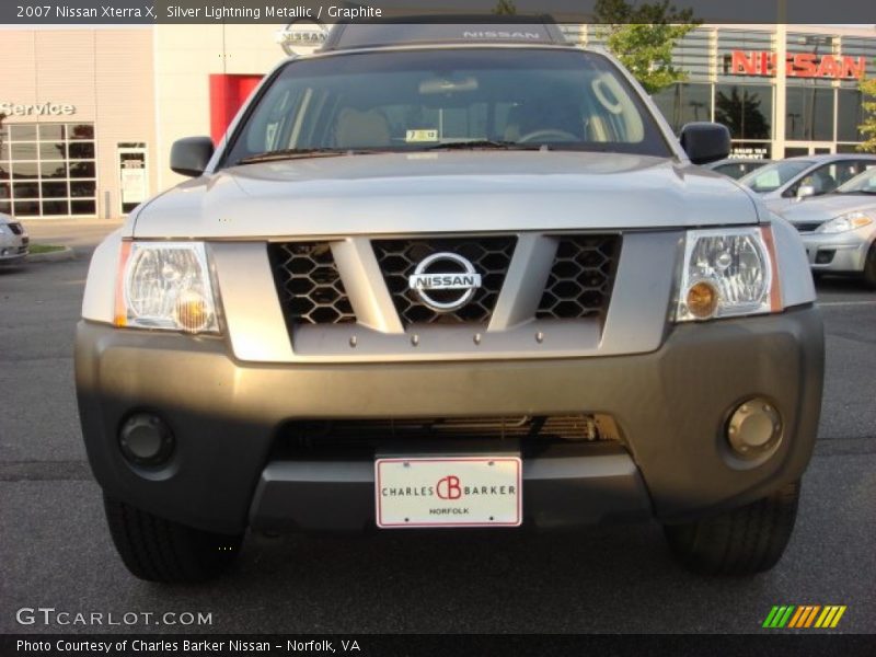 Silver Lightning Metallic / Graphite 2007 Nissan Xterra X