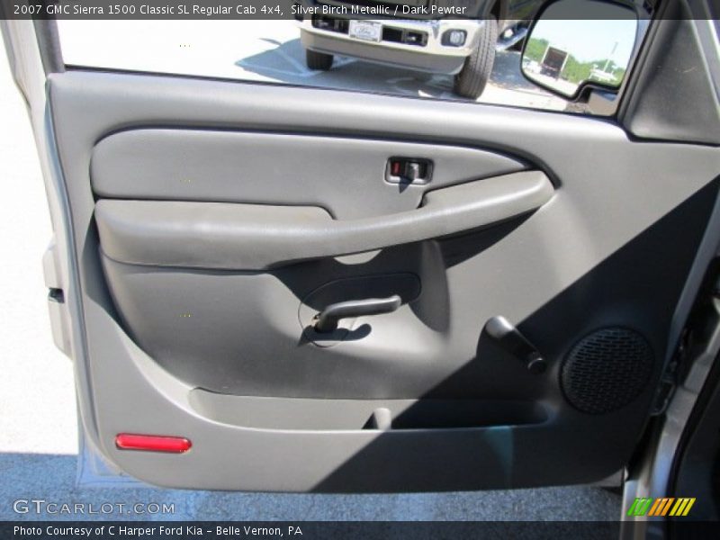 Silver Birch Metallic / Dark Pewter 2007 GMC Sierra 1500 Classic SL Regular Cab 4x4