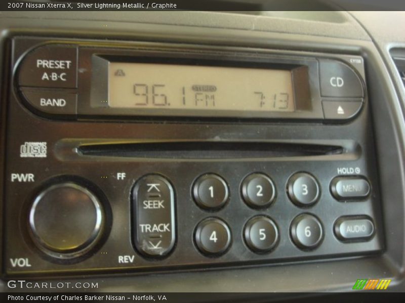 Silver Lightning Metallic / Graphite 2007 Nissan Xterra X