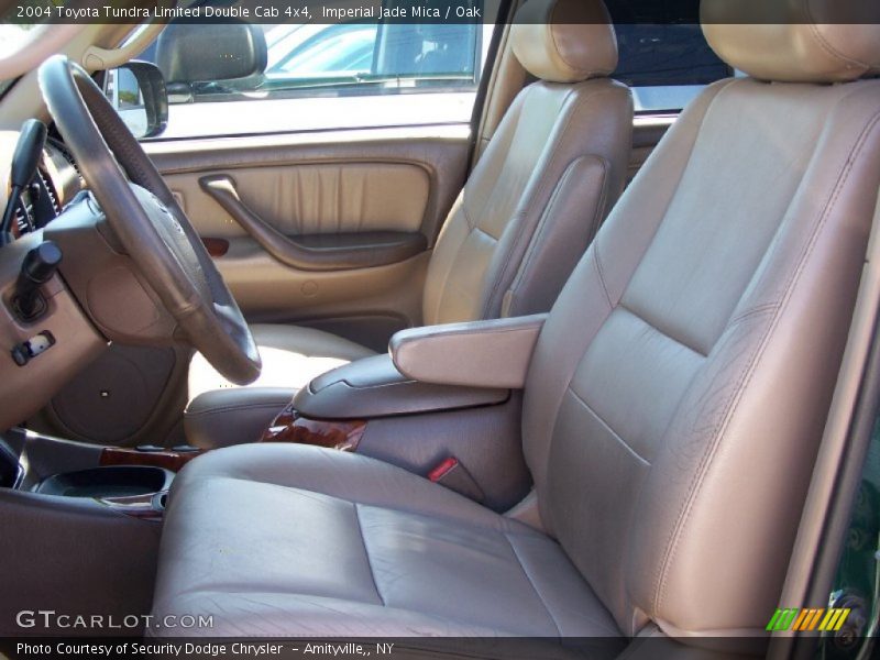 Imperial Jade Mica / Oak 2004 Toyota Tundra Limited Double Cab 4x4