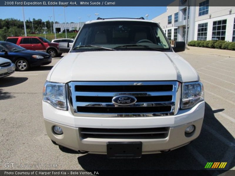 White Suede / Camel 2008 Ford Expedition EL Eddie Bauer 4x4