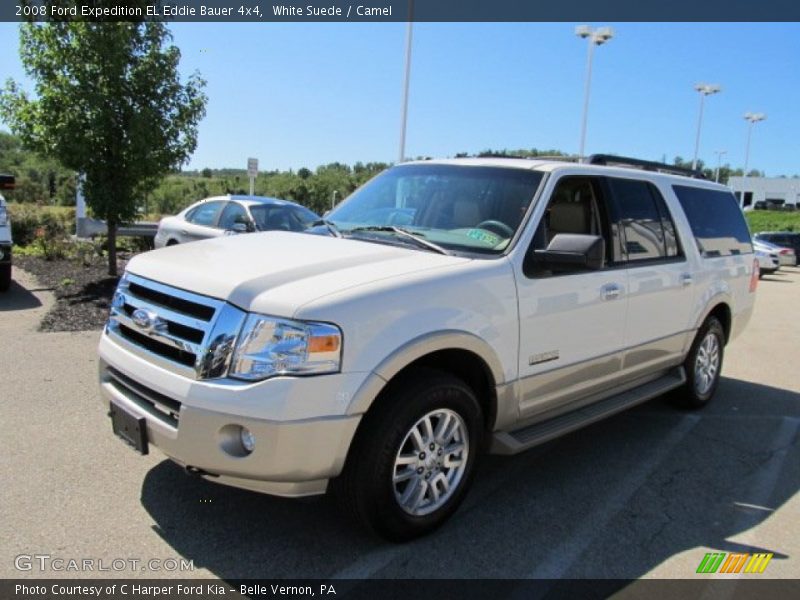 White Suede / Camel 2008 Ford Expedition EL Eddie Bauer 4x4