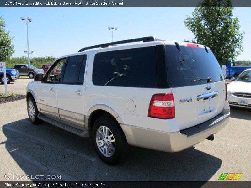White Suede / Camel 2008 Ford Expedition EL Eddie Bauer 4x4