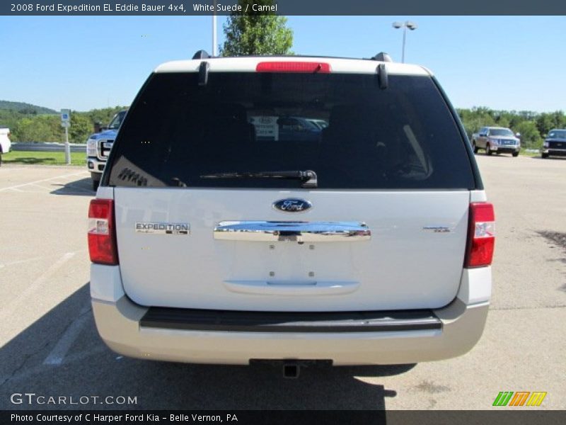 White Suede / Camel 2008 Ford Expedition EL Eddie Bauer 4x4