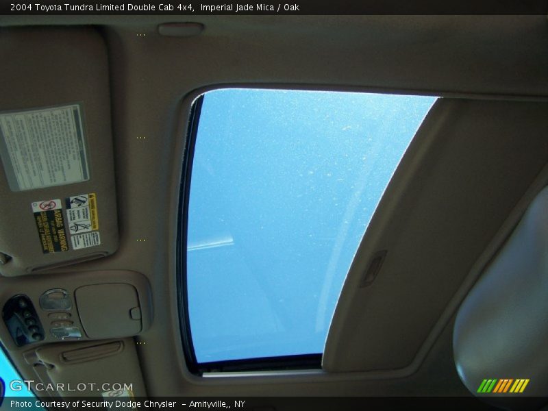 Imperial Jade Mica / Oak 2004 Toyota Tundra Limited Double Cab 4x4