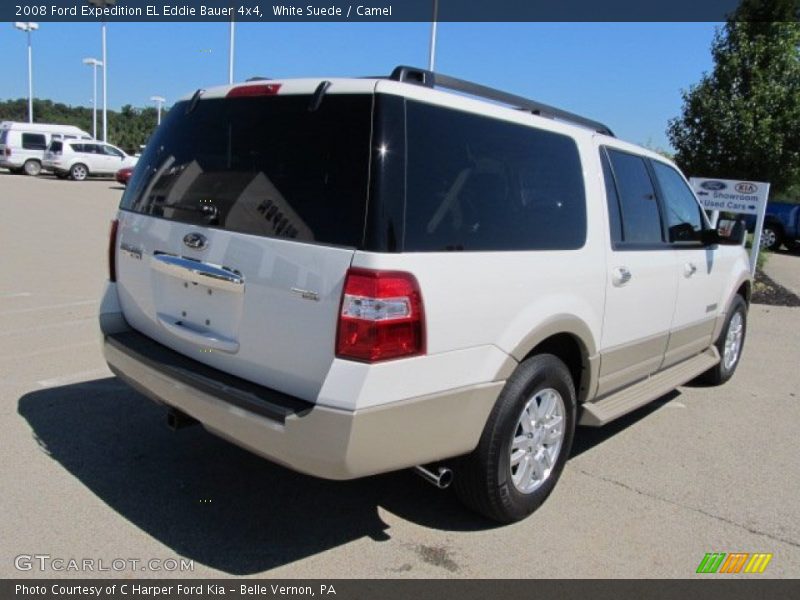 White Suede / Camel 2008 Ford Expedition EL Eddie Bauer 4x4