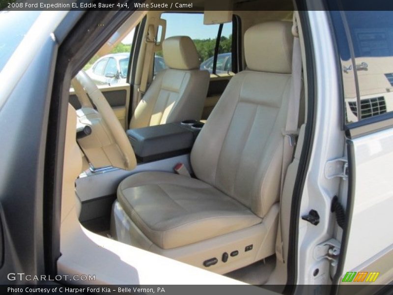 White Suede / Camel 2008 Ford Expedition EL Eddie Bauer 4x4