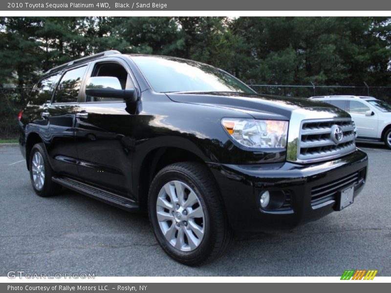 Black / Sand Beige 2010 Toyota Sequoia Platinum 4WD