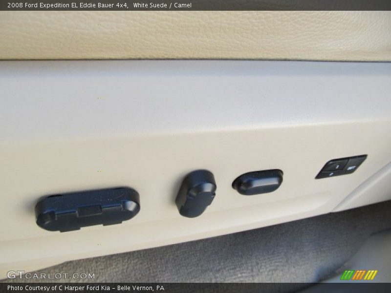 White Suede / Camel 2008 Ford Expedition EL Eddie Bauer 4x4