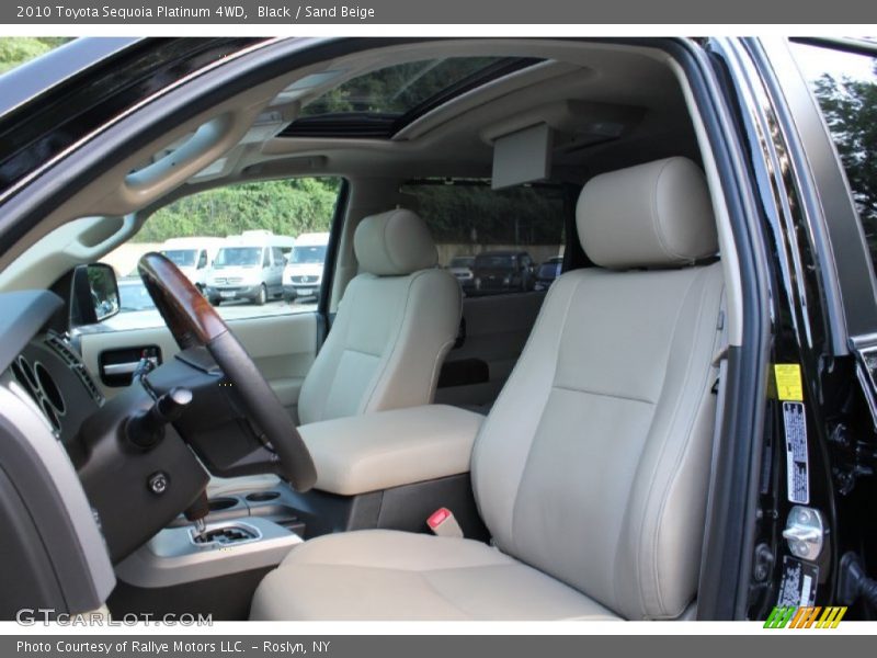Black / Sand Beige 2010 Toyota Sequoia Platinum 4WD