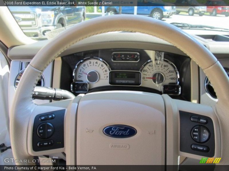 White Suede / Camel 2008 Ford Expedition EL Eddie Bauer 4x4