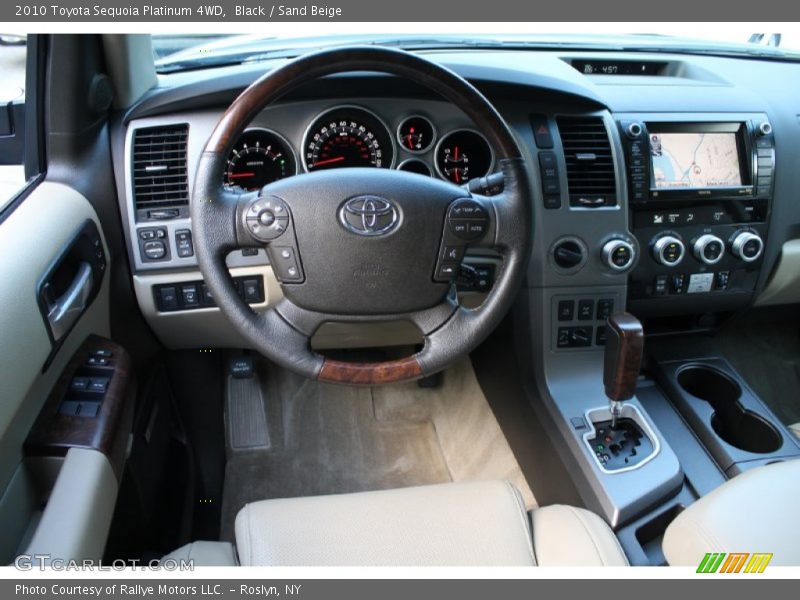 Black / Sand Beige 2010 Toyota Sequoia Platinum 4WD
