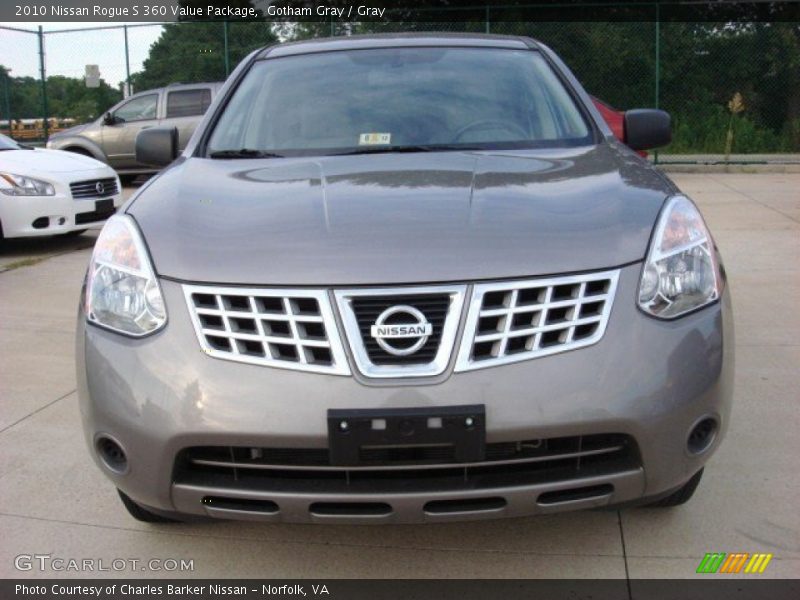Gotham Gray / Gray 2010 Nissan Rogue S 360 Value Package