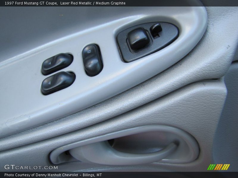 Laser Red Metallic / Medium Graphite 1997 Ford Mustang GT Coupe
