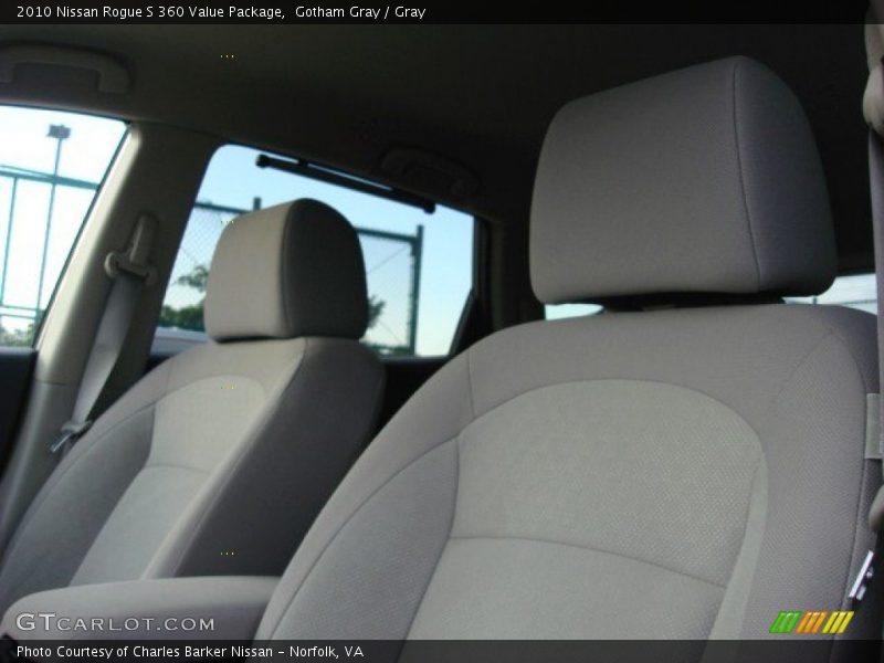 Gotham Gray / Gray 2010 Nissan Rogue S 360 Value Package
