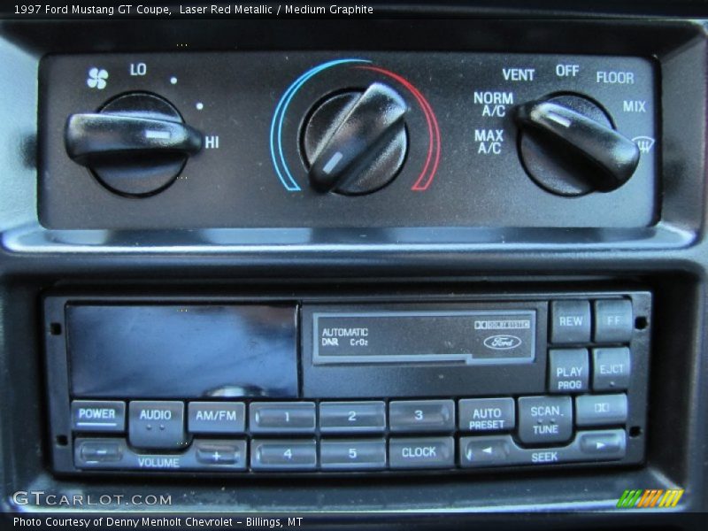 Controls of 1997 Mustang GT Coupe