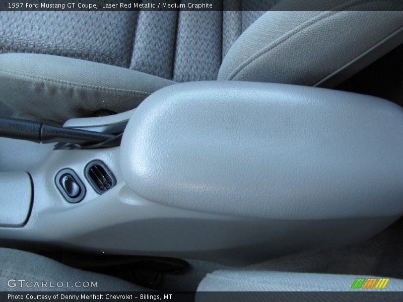 Laser Red Metallic / Medium Graphite 1997 Ford Mustang GT Coupe