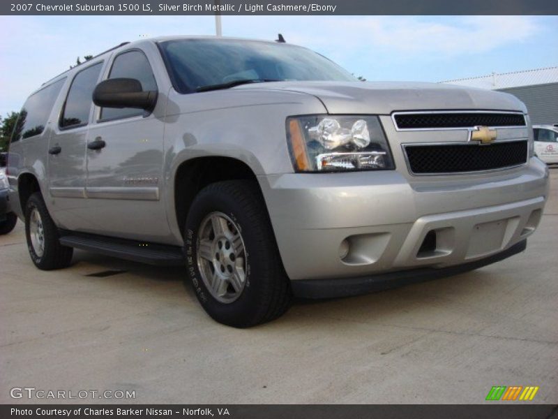 Silver Birch Metallic / Light Cashmere/Ebony 2007 Chevrolet Suburban 1500 LS