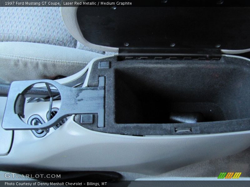 Laser Red Metallic / Medium Graphite 1997 Ford Mustang GT Coupe