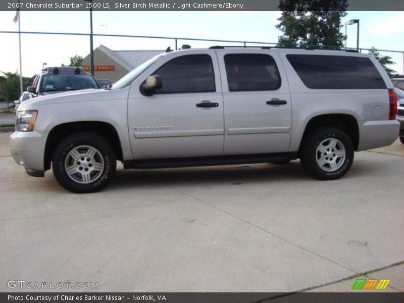 Silver Birch Metallic / Light Cashmere/Ebony 2007 Chevrolet Suburban 1500 LS