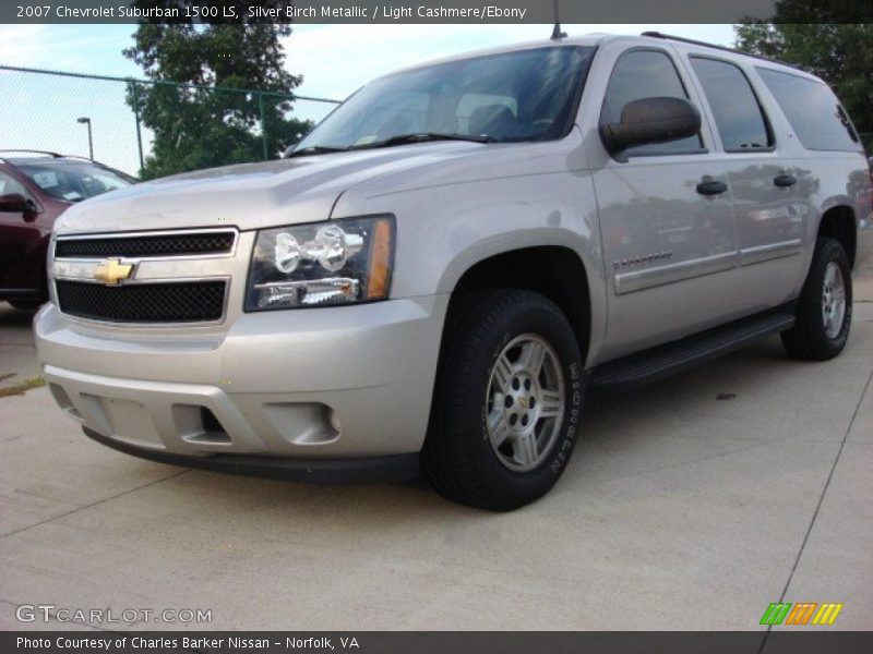 Silver Birch Metallic / Light Cashmere/Ebony 2007 Chevrolet Suburban 1500 LS