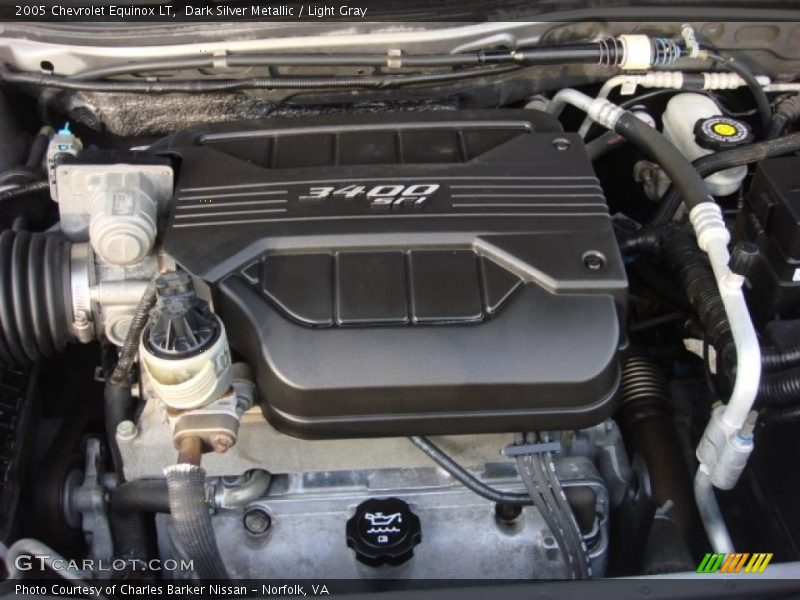 Dark Silver Metallic / Light Gray 2005 Chevrolet Equinox LT