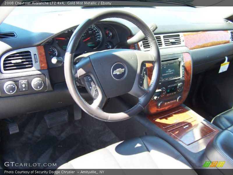 Gold Mist Metallic / Ebony 2008 Chevrolet Avalanche LTZ 4x4