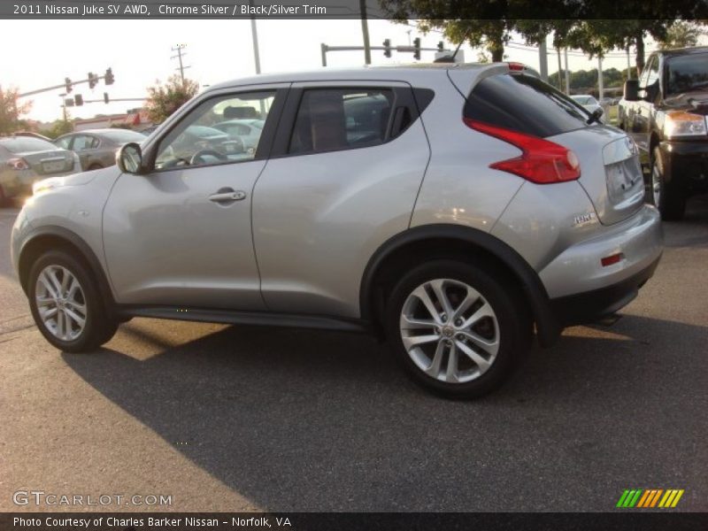 Chrome Silver / Black/Silver Trim 2011 Nissan Juke SV AWD