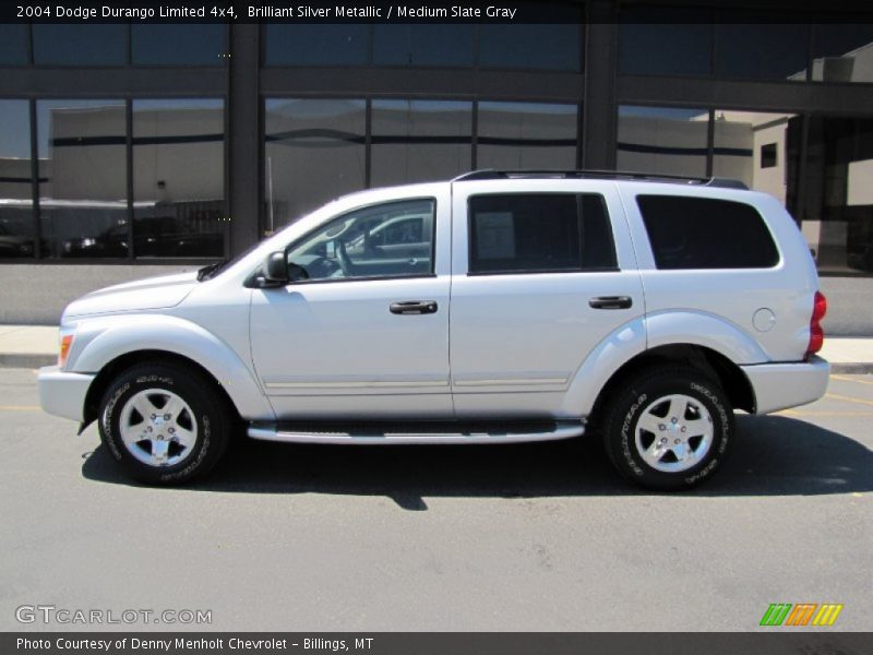 Brilliant Silver Metallic / Medium Slate Gray 2004 Dodge Durango Limited 4x4
