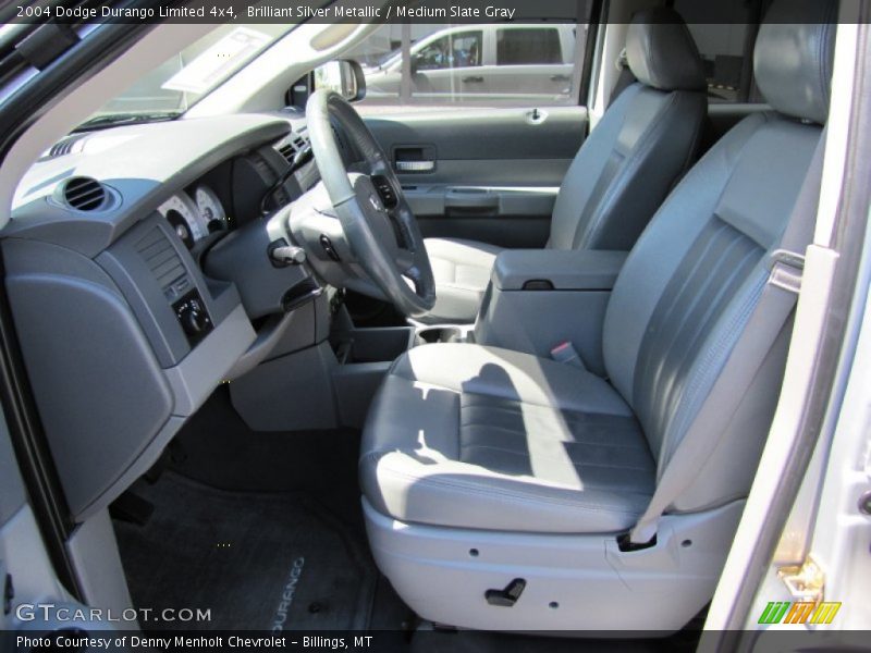 Brilliant Silver Metallic / Medium Slate Gray 2004 Dodge Durango Limited 4x4