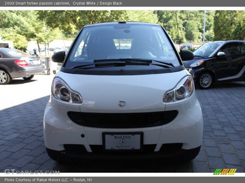 Crystal White / Design Black 2009 Smart fortwo passion cabriolet