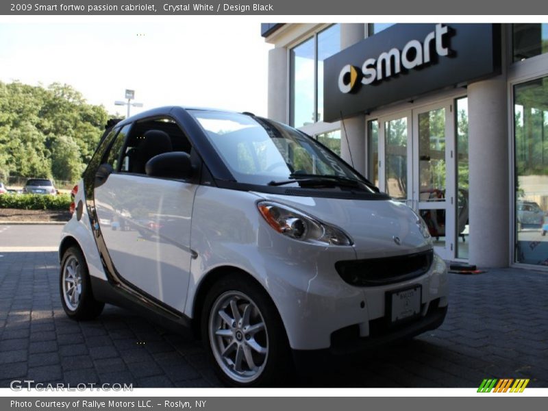 Crystal White / Design Black 2009 Smart fortwo passion cabriolet