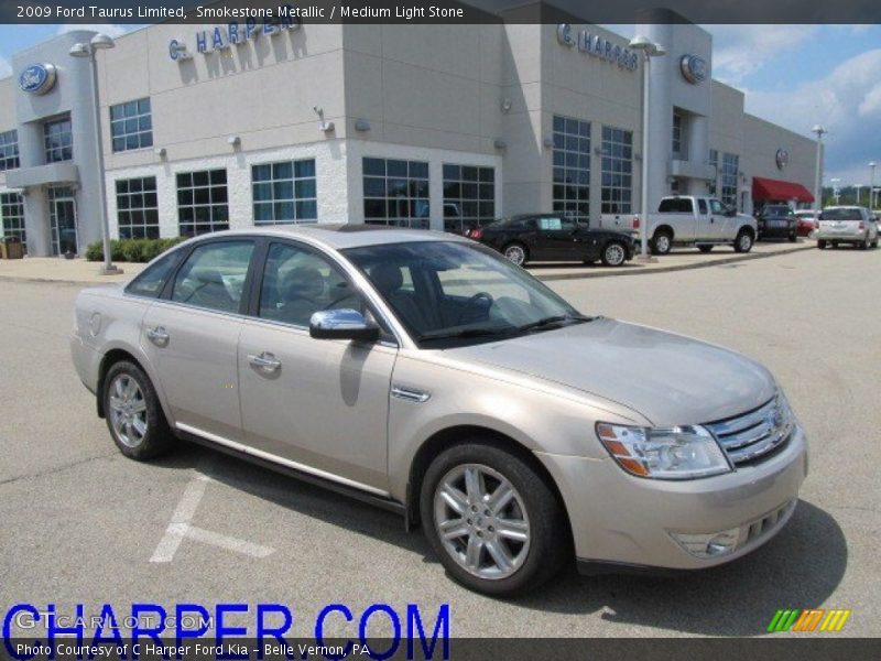 Smokestone Metallic / Medium Light Stone 2009 Ford Taurus Limited