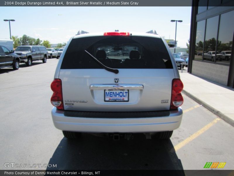 Brilliant Silver Metallic / Medium Slate Gray 2004 Dodge Durango Limited 4x4