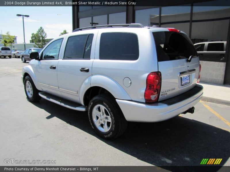 Brilliant Silver Metallic / Medium Slate Gray 2004 Dodge Durango Limited 4x4