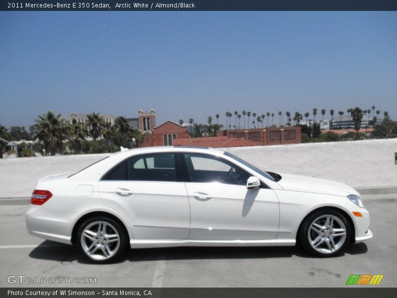 Arctic White / Almond/Black 2011 Mercedes-Benz E 350 Sedan