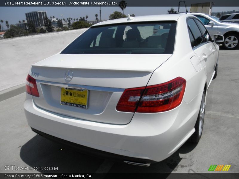 Arctic White / Almond/Black 2011 Mercedes-Benz E 350 Sedan