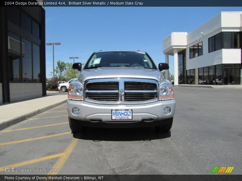 Brilliant Silver Metallic / Medium Slate Gray 2004 Dodge Durango Limited 4x4