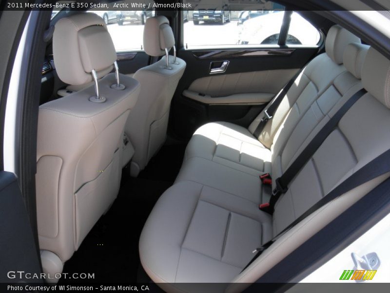 Arctic White / Almond/Black 2011 Mercedes-Benz E 350 Sedan