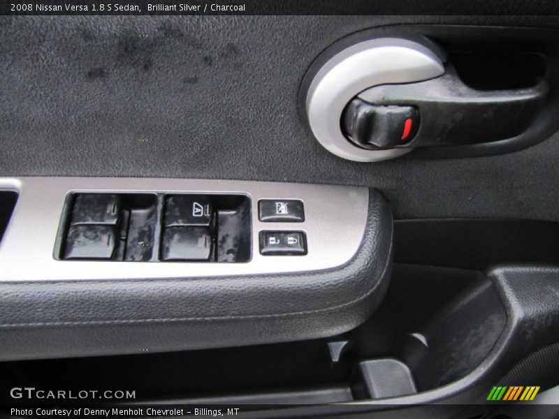 Brilliant Silver / Charcoal 2008 Nissan Versa 1.8 S Sedan
